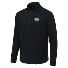 Green Bay Packers Antigua Sync Tri-Blend Quarter-Zip Pullover | NFL Outlet