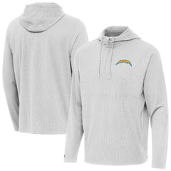 Los Angeles Chargers Antigua Connected Quarter-Zip Pullover Hoodie | NFL Sale