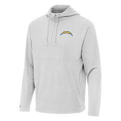 Los Angeles Chargers Antigua Connected Quarter-Zip Pullover Hoodie | NFL Sale