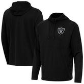 Las Vegas Raiders Antigua Connected Quarter-Zip Pullover Hoodie | NFL Discount