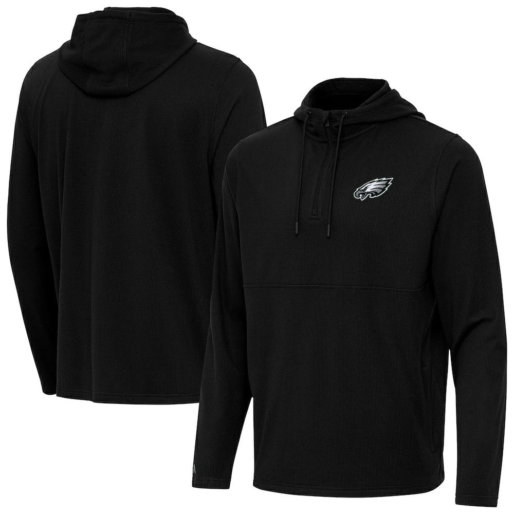 Philadelphia Eagles Antigua Connected Quarter-Zip Pullover Hoodie | NFL Sale