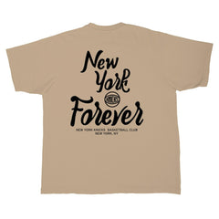Tan New York Knicks Stadium Essentials Oversized Forever T-Shirt | NBA