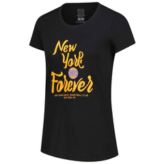Black New York Knicks Stadium Essentials Women's Forever NYC T-Shirt | NBA