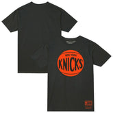 Heather Charcoal New York Knicks Unisex Hardwood Classics MVP Logo T-Shirt | NBA
