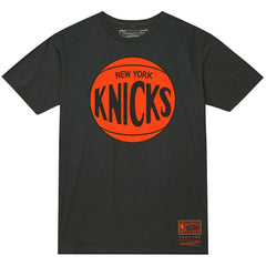 Heather Charcoal New York Knicks Unisex Hardwood Classics MVP Logo T-Shirt | NBA
