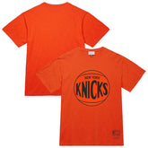 Orange New York Knicks Unisex Hardwood Classics MVP Logo T-Shirt | NBA