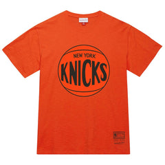 Orange New York Knicks Unisex Hardwood Classics MVP Logo T-Shirt | NBA