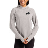 Buffalo Bills Cutter & Buck Women's Tonal Logo Adapt Knit Recycled Raglan Pullover Hoodie | NFL Discount