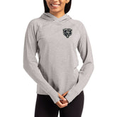 Chicago Bears Cutter & Buck Women's Tonal Logo Adapt Knit Recycled Raglan Pullover Hoodie | NFL On sale