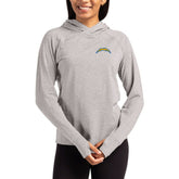 Los Angeles Chargers Cutter & Buck Women's Primary Logo Adapt Knit Recycled Raglan Pullover Hoodie | NFL Near me