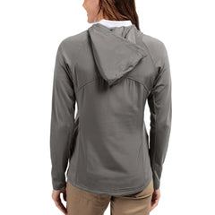 Baltimore Ravens Cutter & Buck Women's Adapt Eco Knit Hybrid Recycled Raglan Full-Zip Hoodie Jacket | NFL US