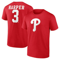 Bryce Harper Philadelphia Phillies Player Name & Number T-Shirt - MLB T-shirts