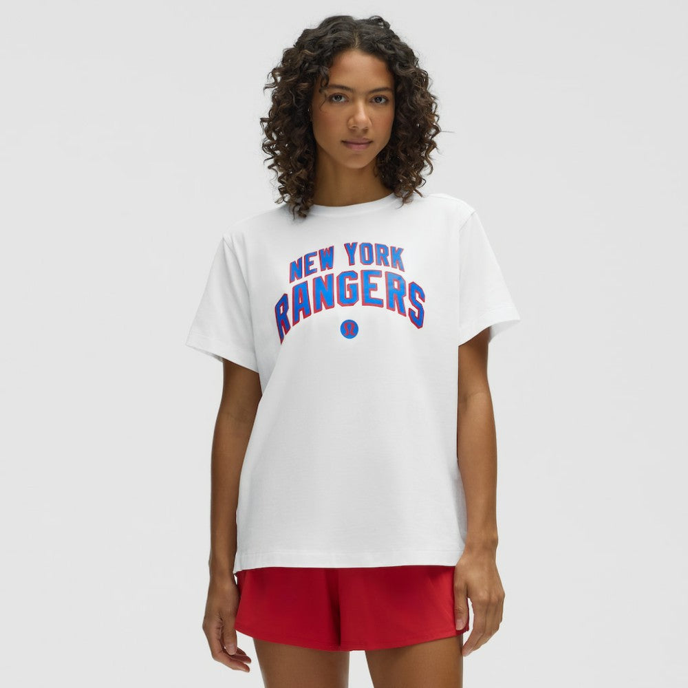 New York Rangers lululemon Women's All Yours Organic Cotton T-Shirt - NHL T-shirts