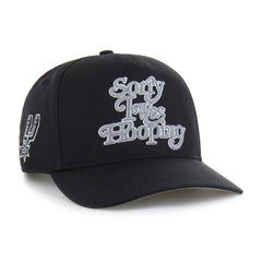 Black San Antonio Spurs Brand Seen by '47 Sorry I Was Hooping Hitch Adjustable Hat | NBA
