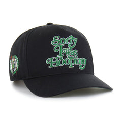 Black Boston Celtics Brand Seen by '47 Sorry I Was Hooping Hitch Adjustable Hat | NBA