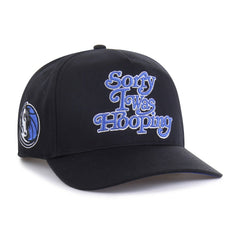 Black Dallas Mavericks Brand Seen by '47 Sorry I Was Hooping Hitch Adjustable Hat sale | NBA