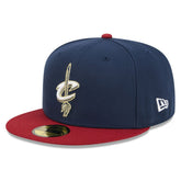 Navy/Red Cleveland Cavaliers 2025/26 Classic Edition Jersey Hook 59FIFTY Fitted Hat sale | NBA
