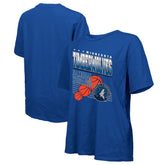 Royal Minnesota Timberwolves Majestic Threads Women's Oversized T-Shirt | NBA