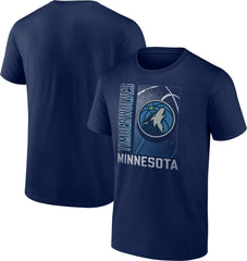 Navy Minnesota Timberwolves '90s Graphic T-Shirt | NBA