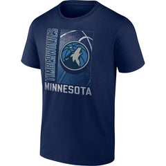Navy Minnesota Timberwolves '90s Graphic T-Shirt | NBA