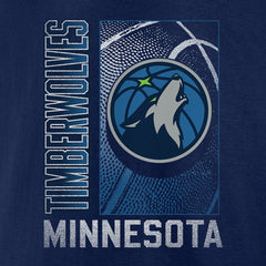 Navy Minnesota Timberwolves '90s Graphic T-Shirt | NBA