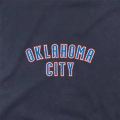 Denim Oklahoma City Thunder Stadium Essentials Unisex Get Back Oversized Vintage Wash T-Shirt | NBA