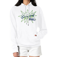 Seattle Seahawks Starter Women's Drive-In Sign Pullover Hoodie | NFL US
