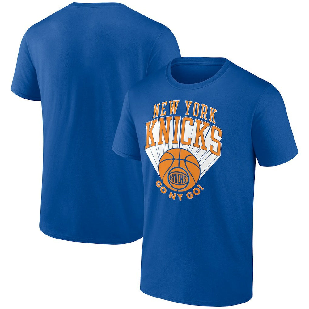 Blue New York Knicks Go NY Go T-Shirt | NBA