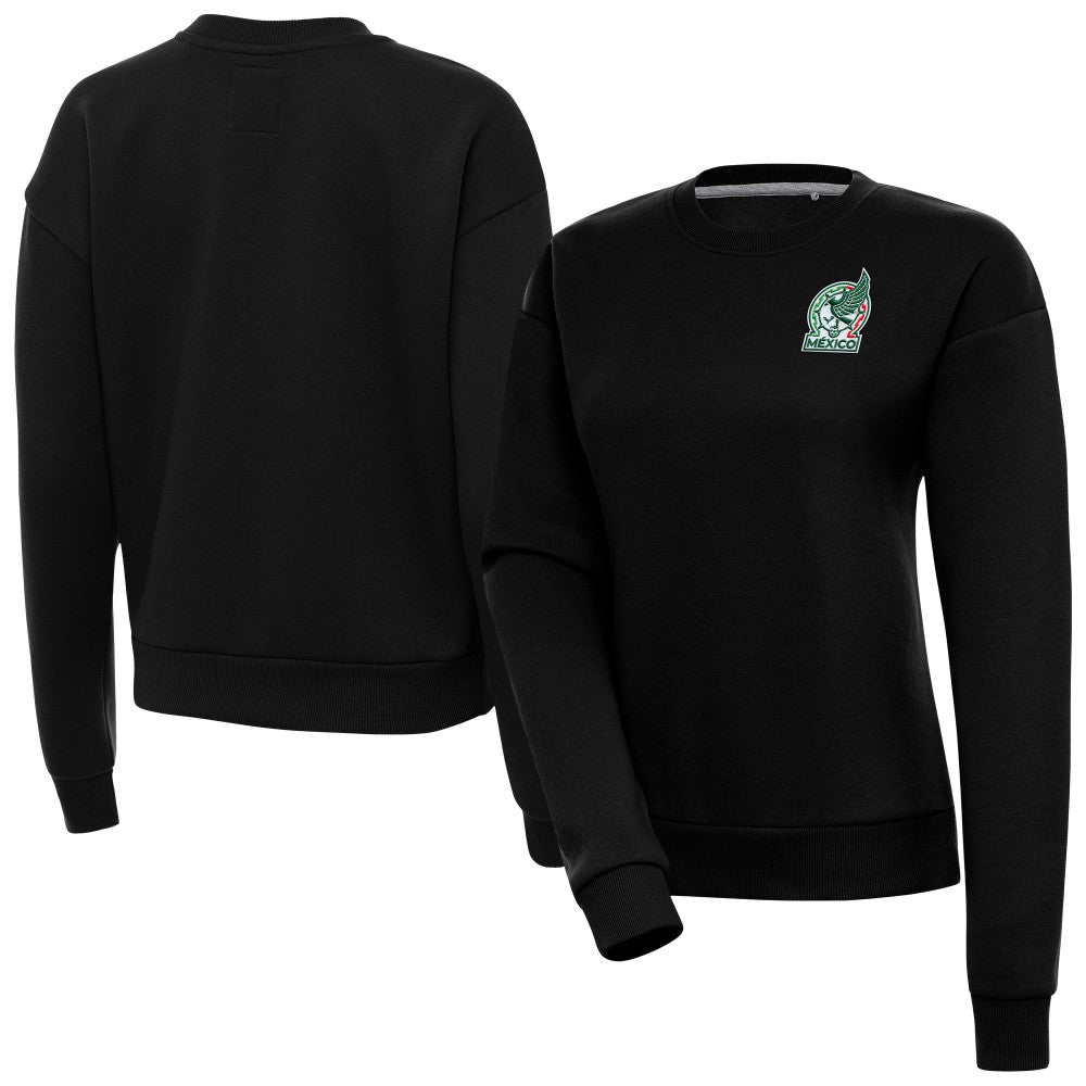Mexico National Team Antigua Women's Takeover Pullover Sweatshirt
