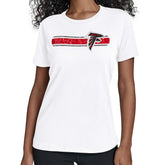 Atlanta Falcons Starter Women's Team Stripe T-Shirt | NFL Online