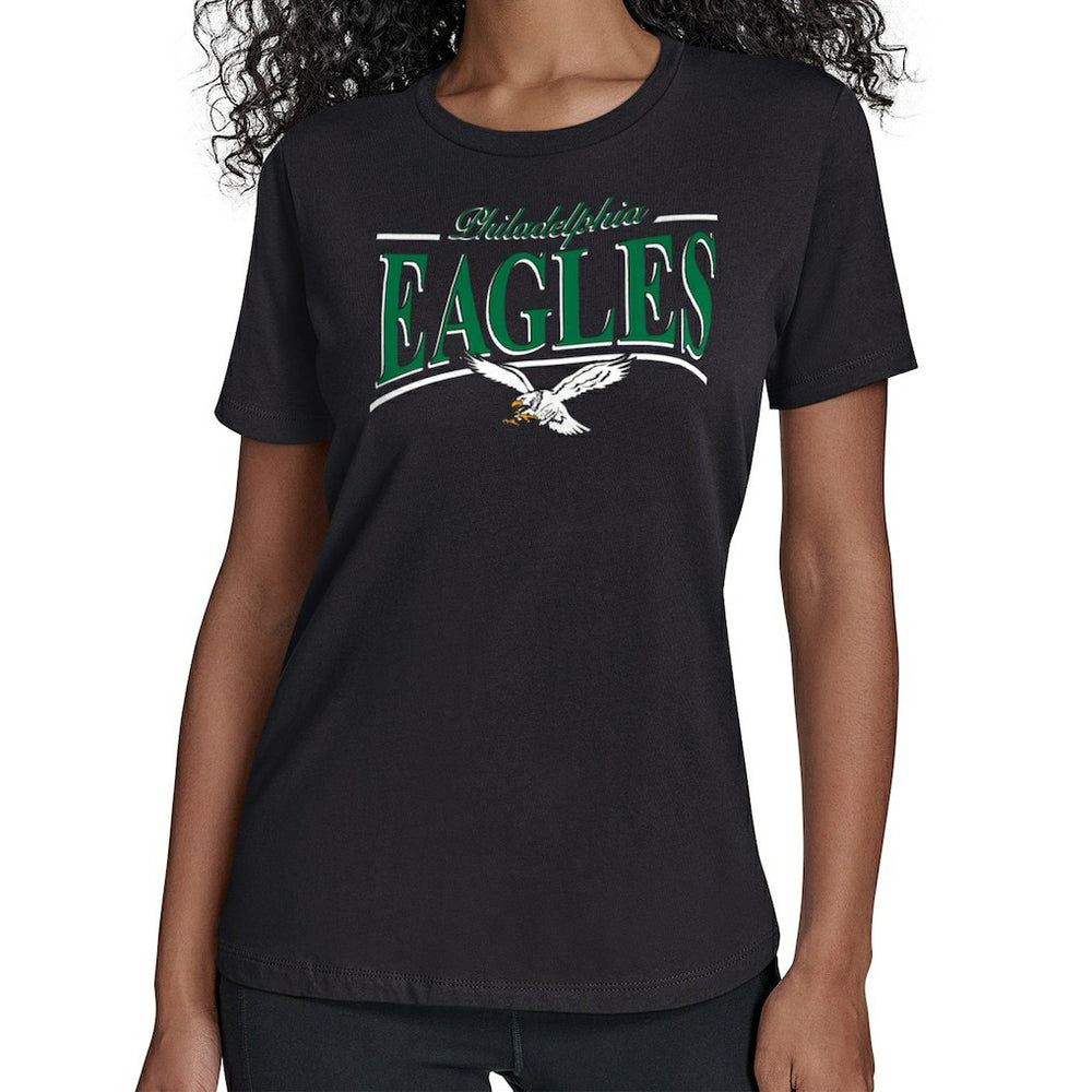 Philadelphia Eagles Starter Women's Throwback Arch Stripe T-Shirt | NFL Online
