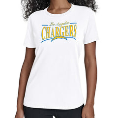 Los Angeles Chargers Starter Women's Arch Stripe T-Shirt | NFL Online