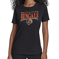 Cincinnati Bengals Starter Women's Arch Stripe T-Shirt | NFL US