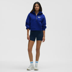 Vancouver Canucks lululemon Women's Scuba Oversized Half-Zip Hoodie - NHL Hoodies