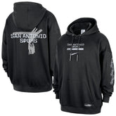 Black San Antonio Spurs Courtside Club Premium Hoodie | NBA