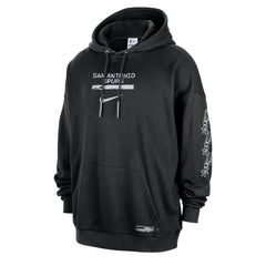Black San Antonio Spurs Courtside Club Premium Hoodie | NBA