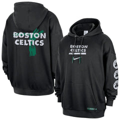 Black Boston Celtics Courtside Club Premium Hoodie | NBA