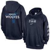 Navy Minnesota Timberwolves Courtside Club Premium Hoodie | NBA