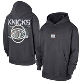 Anthracite New York Knicks Jordan Brand Statement Jumpman Flight Premiere Hoodie | NBA