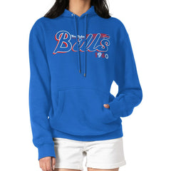 Buffalo Bills Starter Women's Groovy Script Pullover Hoodie | NFL New