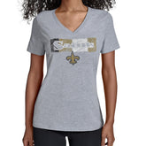 New Orleans Saints Starter Women's Color Shading V-Neck T-Shirt | NFL Near me