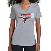 Atlanta Falcons Starter Women's Color Shading V-Neck T-Shirt | NFL Near me