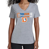 Denver Broncos Starter Women's Color Shading V-Neck T-Shirt | NFL Outlet