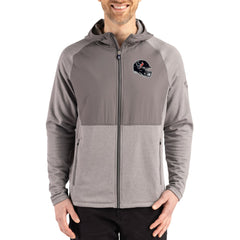 Houston Texans Cutter & Buck Peshastin Eco Fleece Recycled Raglan Full-Zip Tri-Blend Hybrid Jacket | NFL On sale