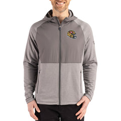 San Francisco 49ers Cutter & Buck Peshastin Eco Fleece Recycled Raglan Full-Zip Tri-Blend Hybrid Jacket | NFL Discount