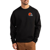 Cleveland Browns Cutter & Buck Primary Logo Roam Recycled Raglan Pullover Sweatshirt | NFL Online