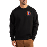 Denver Broncos Cutter & Buck Throwback Roam Recycled Raglan Pullover Sweatshirt | NFL Discount