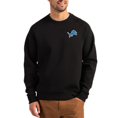Detroit Lions Cutter & Buck Primary Logo Roam Recycled Raglan Pullover Sweatshirt | NFL US