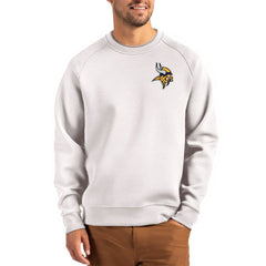Minnesota Vikings Cutter & Buck Primary Logo Roam Recycled Raglan Pullover Sweatshirt | NFL Discount