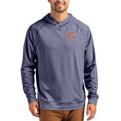 Chicago Bears Cutter & Buck Adapt Knit Recycled Raglan Pullover Hoodie | NFL Online